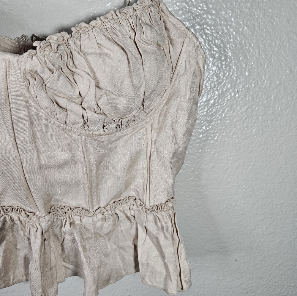 H&M Brock Collection Bustier Corset Top Size L - Picture 6 of 11